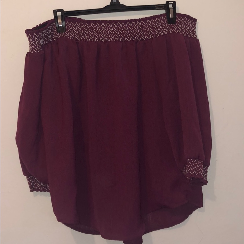 Off the shoulder top!